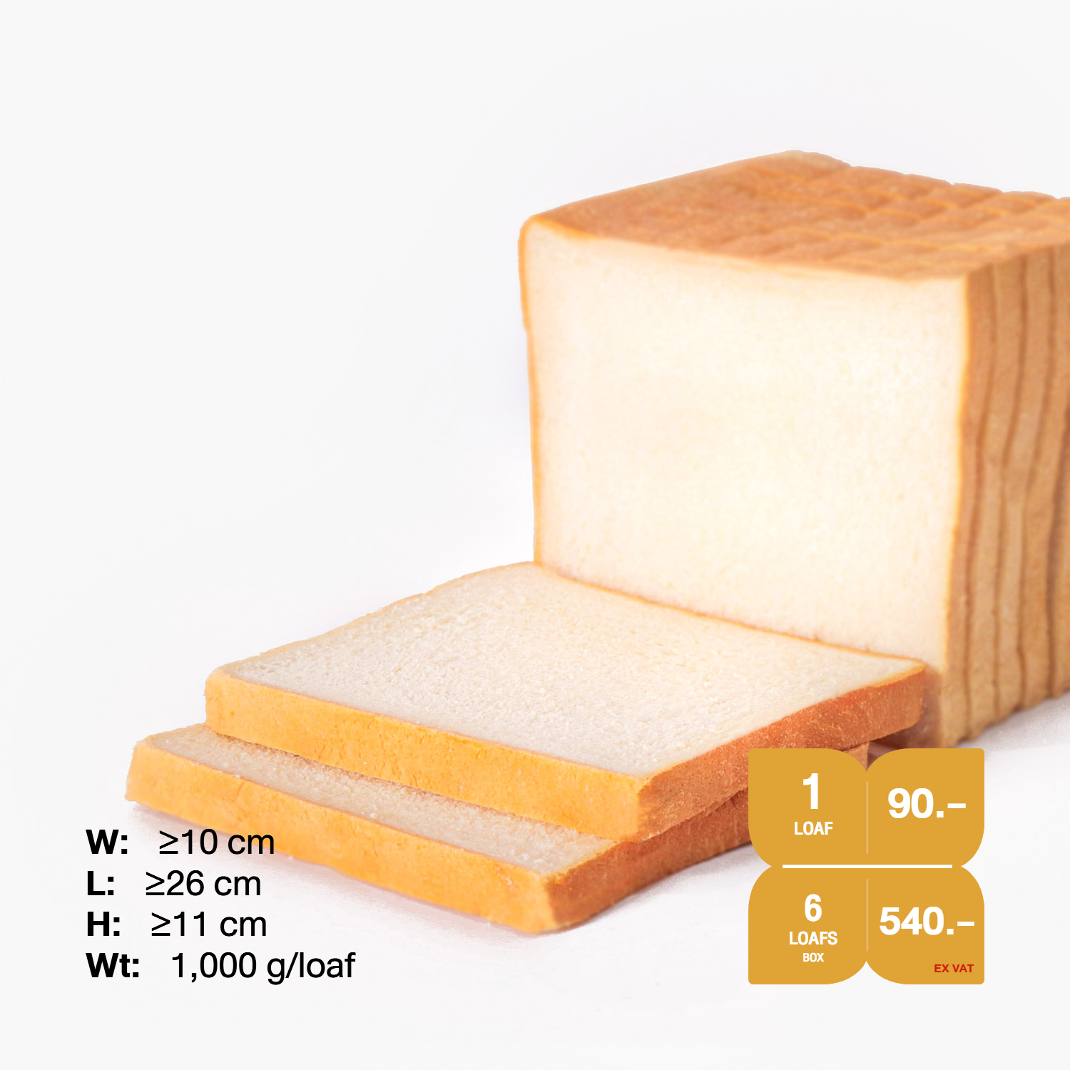 SYNOVA White Sandwich Toast (Slice 1.2 cm) (Box)
