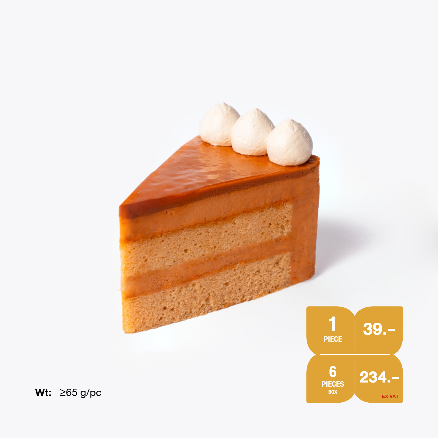 เค้กแช่แข็ง SYNOVA : มินิเค้กชาไทย (ขนาด 2 ปอนด์) (แพ็ค)