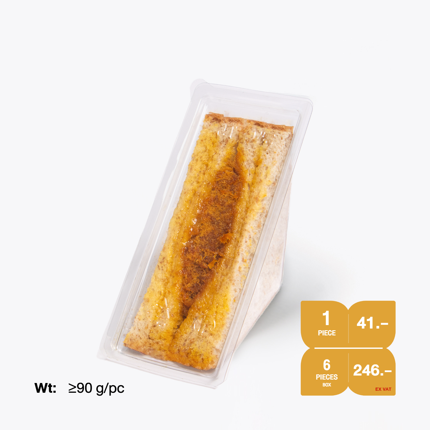 SYNOVA  Whole Wheat Sandwich with Classic Chicken Floss (Case-6pcs)