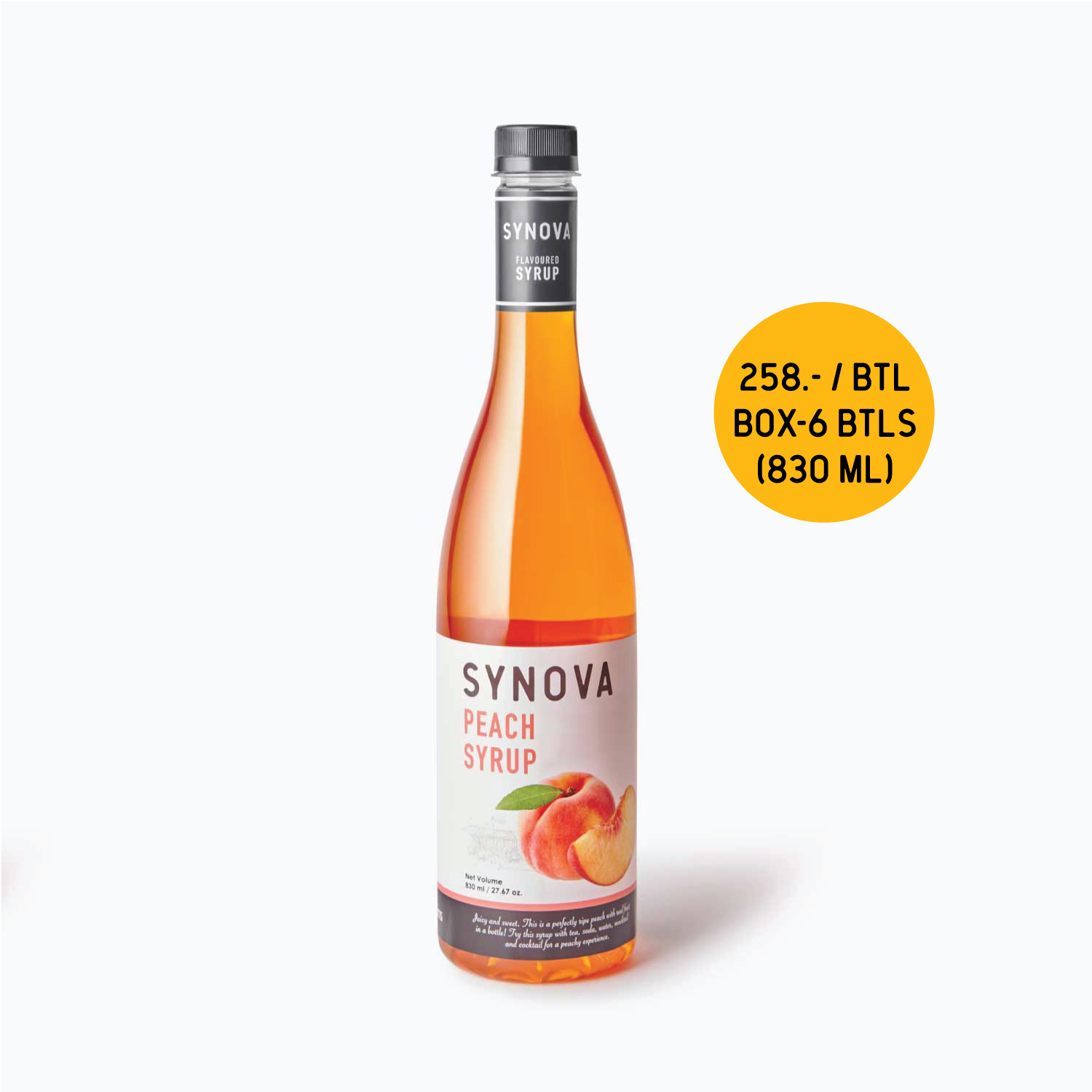 SYNOVA Peach Syrup (Box)