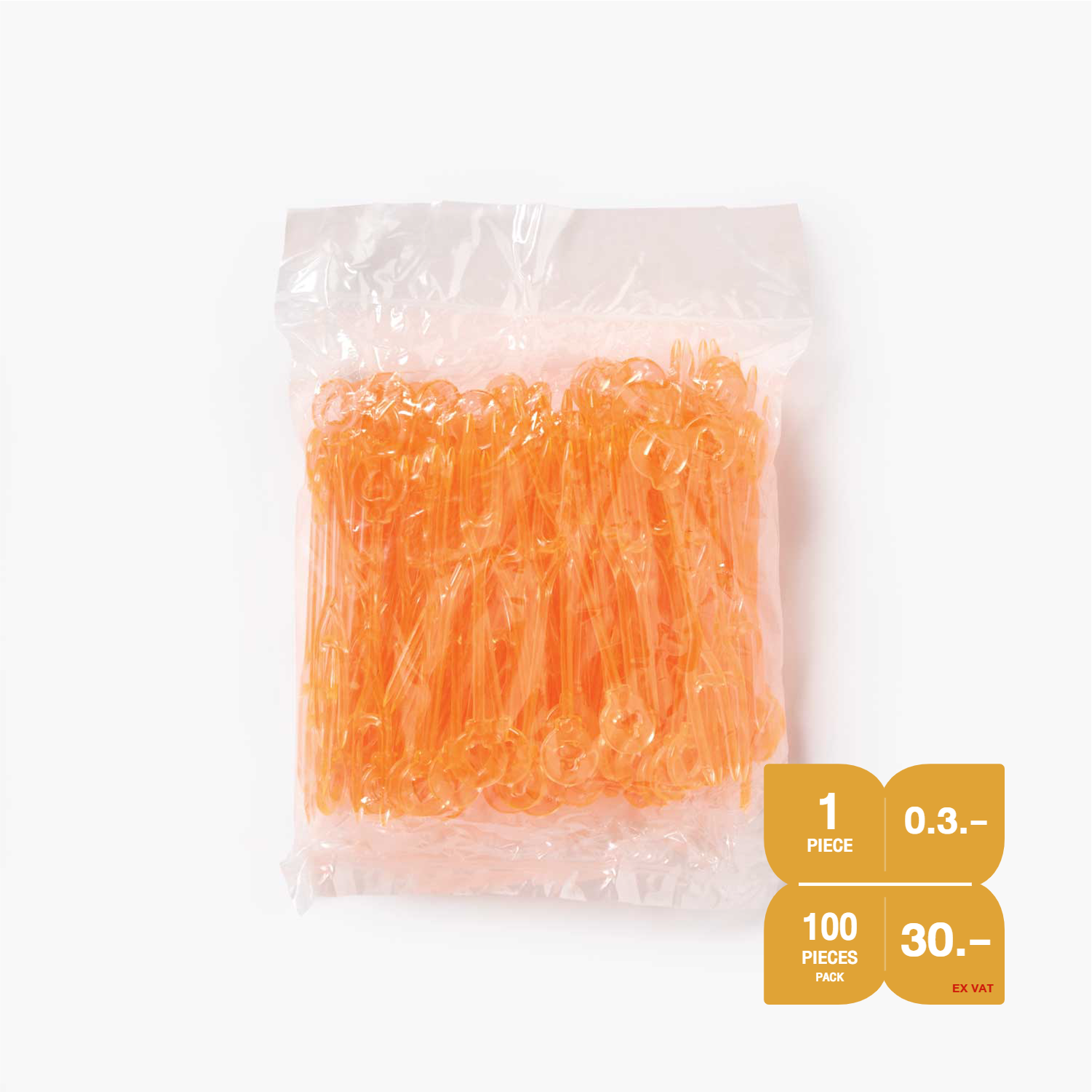 อุปกรณ์เบเกอรี่ SYNOVA : ส้อมพลาสติก (แพ็ค)