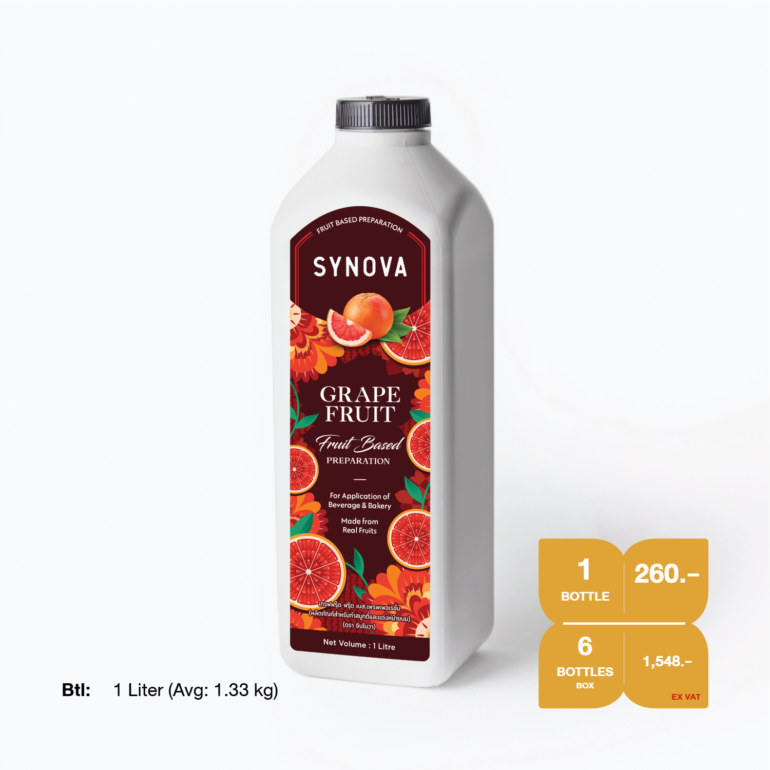 SYNOVA Grapefruit Fruit Based Preparation (Box)