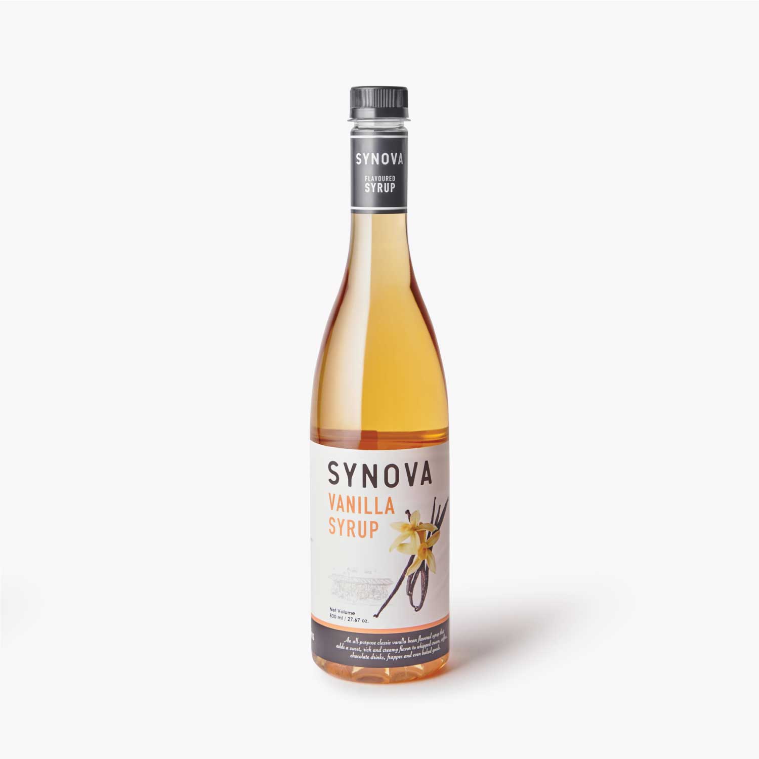 น้ำเชื่อม SYNOVA : ไซรัปกลิ่นวานิลลา (ขวด)