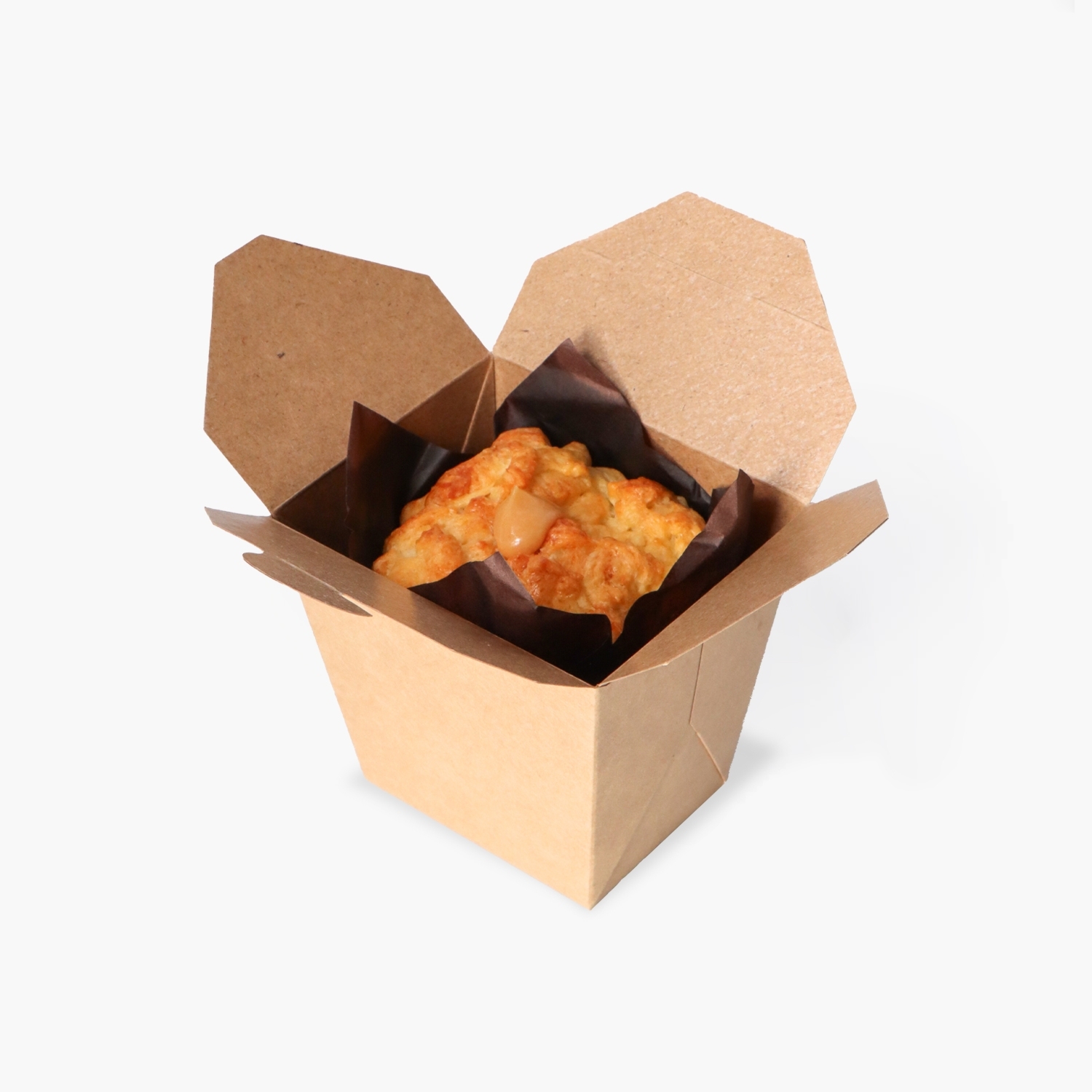SYNOVA Muffin Box (Kraft Paper) (Pack)